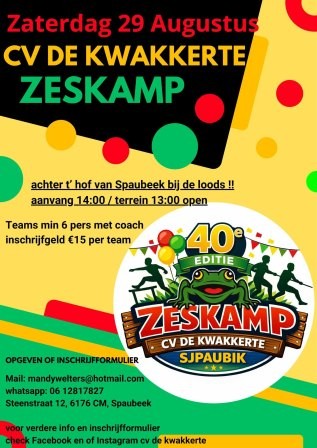 Zeskamp 2026